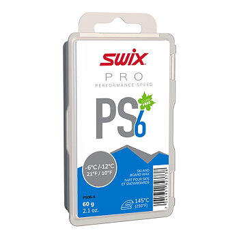 Swix Ps6 Blue, -6°C/-12°C, 60G