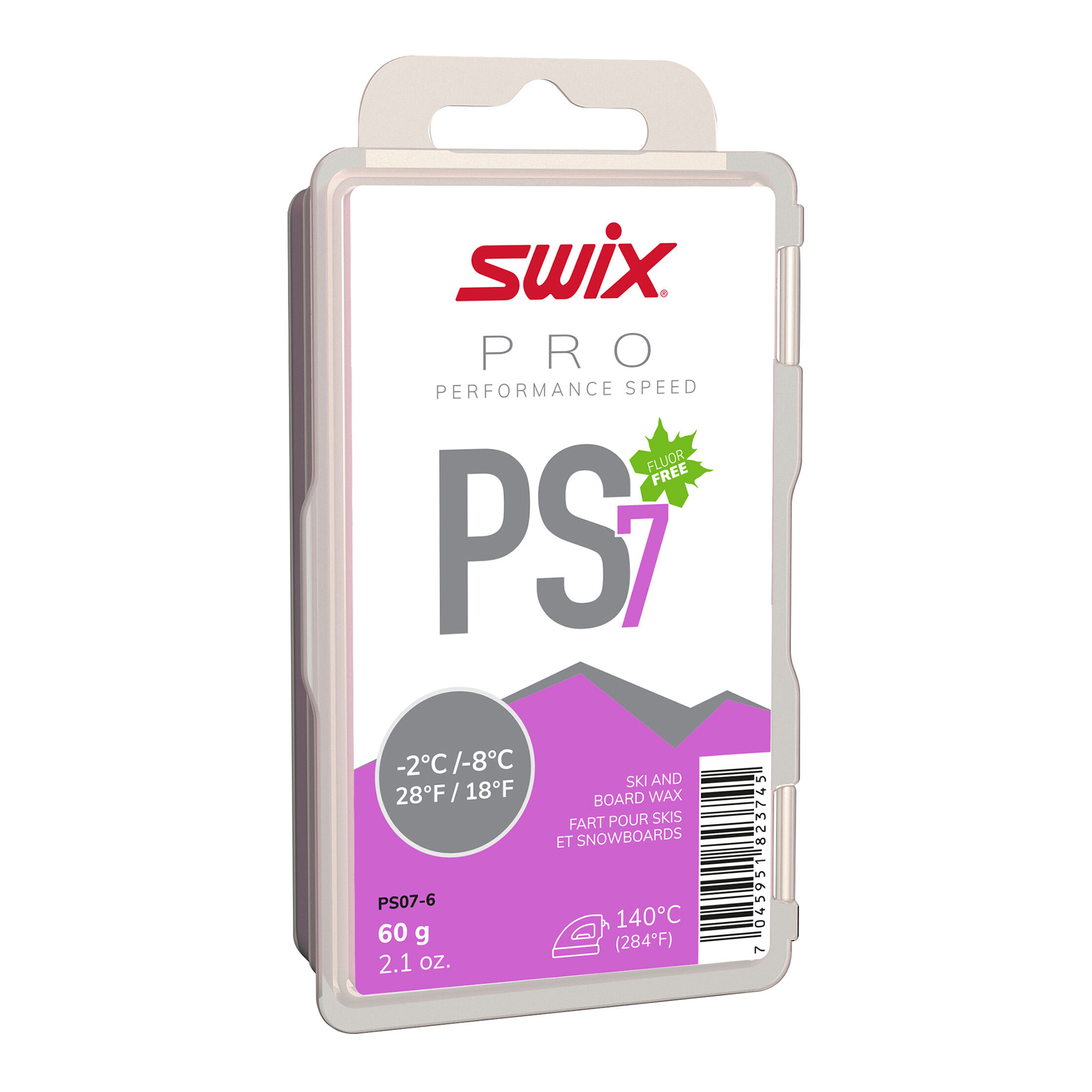 Swix Ps7 Violet, -2°C/-8°C, 60G