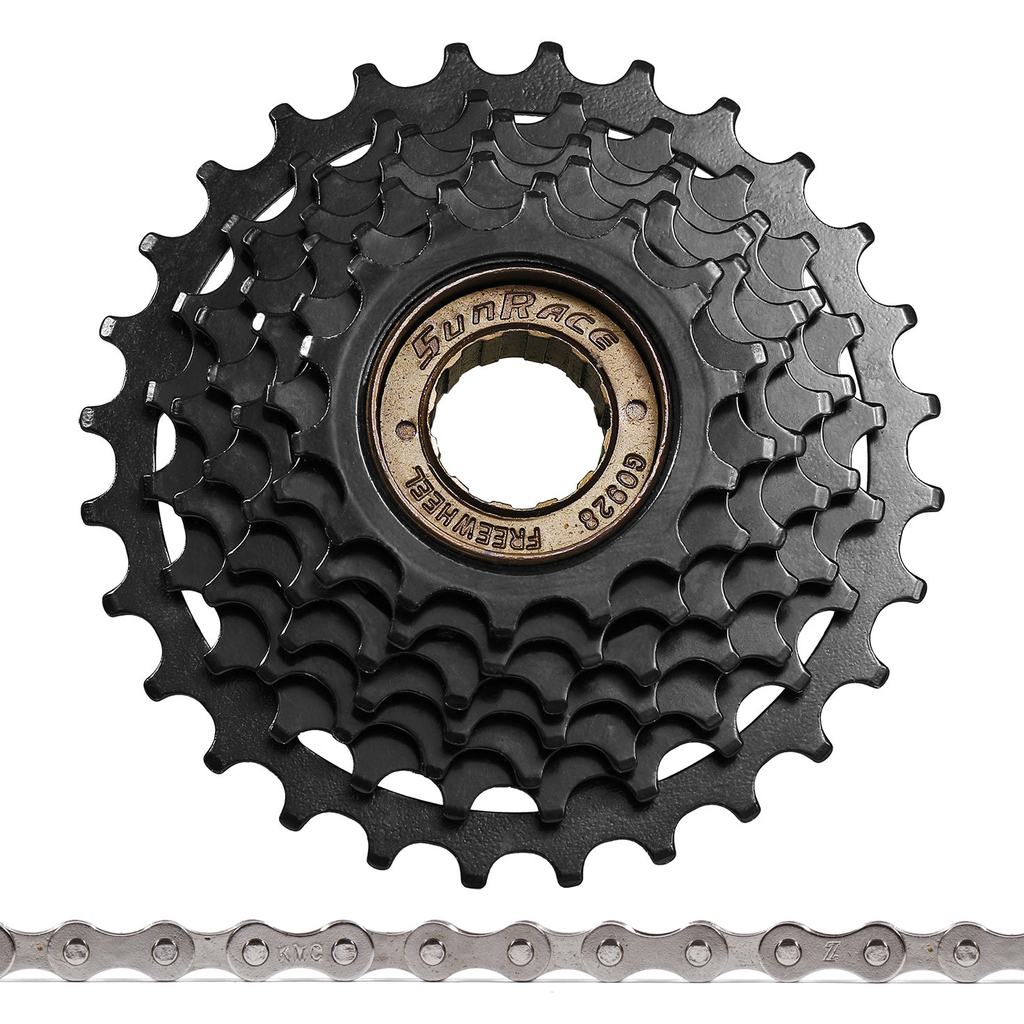 NAITS Frikrans 8-SPEED Kasett+kedja