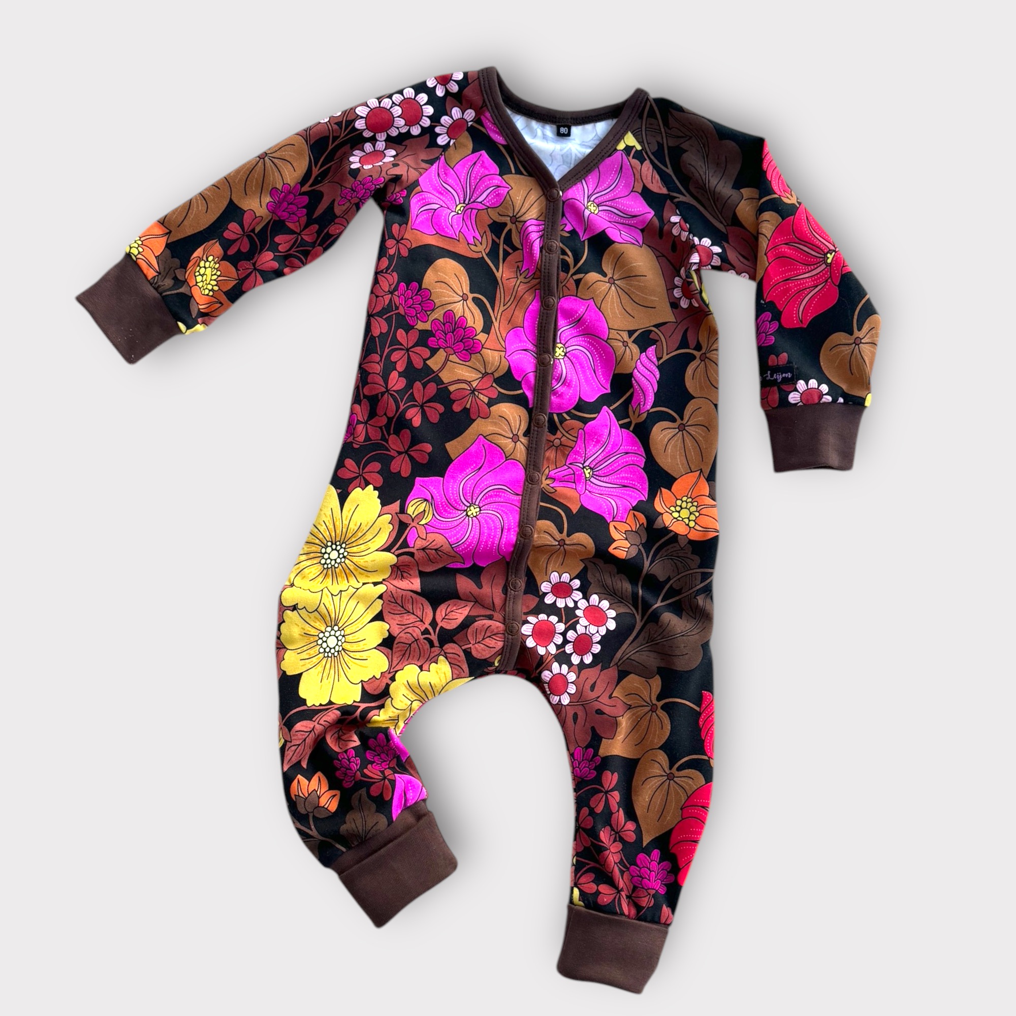 Babydress ”Felicity” brun st. 80