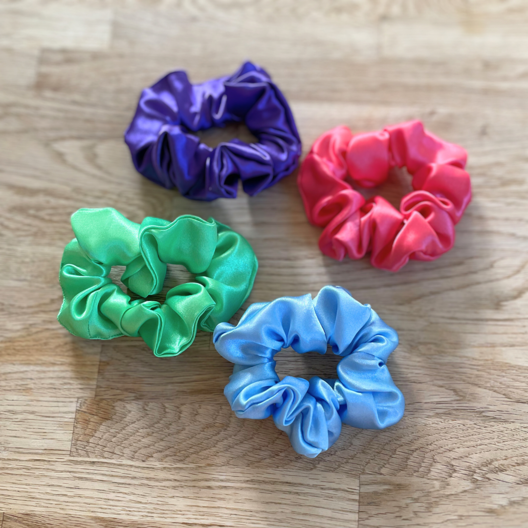 Scrunchie no-waste äppelgrön - 3