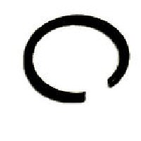 VALVE GUIDE CIRCLIP. ALL GUIDES W/NO SHOULDER