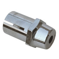 STEERING STEM NUT, 1971-73 W/HOLE