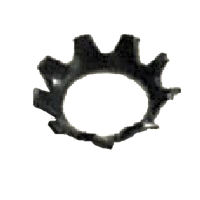 1/4" SHAKEPROOF WASHER, CONICAL