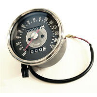 SPEEDOMETER, SMITH GRAY FACE MPH PATTERN