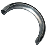 MUDGUARD REAR, 18/19" 5" ALLOY