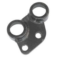 MOUNTING PLATE, FOOTREST RUBBER BUSH L/H