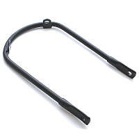 MUDGUARD FRONT STAY, 1964-70 TOP 2 TAB BLACK