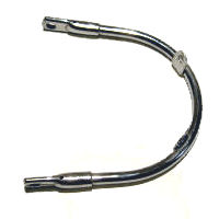 MUDGUARD FRONT STAY, 1973-74 CENTER 2 TAB CHROME