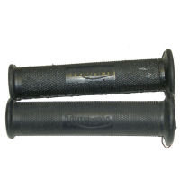1" HANDLEBAR RUBBER SET, TRIUMPH LOG0
