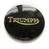 BADGE, PETROL TANK OIF BLACK/GOLD