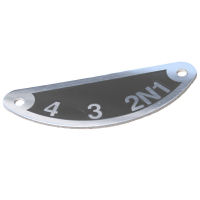 GEAR INDICATOR PLATE. UNIT 500
