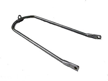 MUDGUARD FRONT STAY, 1973-76 BOTTOM 1 TAB CHROME