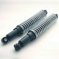 REAR SHOCK 12,9" CHROME SPRING, PAIR