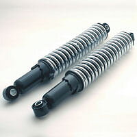 REAR SHOCK 12,9" CHROME SPRING, PAIR
