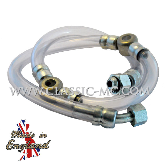FUEL LINE ASSY, TWIN CARB 650 68-70