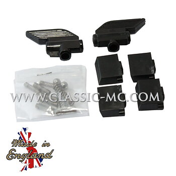 HANDLEBAR SWITCH, LUCAS 1971-72 BLK/BLK REPAIR KIT