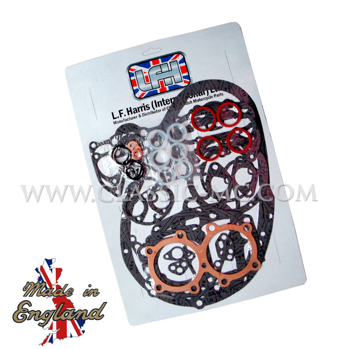ENGINE GASKET SET, 650 UNIT 1963-73 (UK)