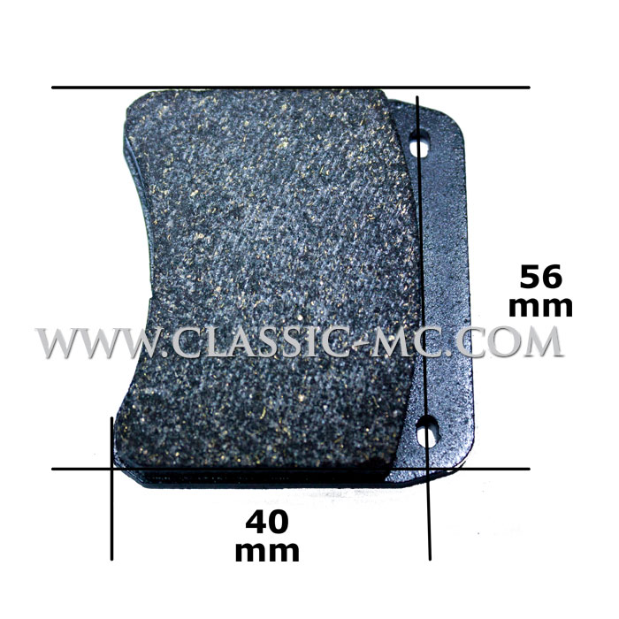 BRAKE PADS, 1972-84 LOCKHEED FERODO F/R - 2