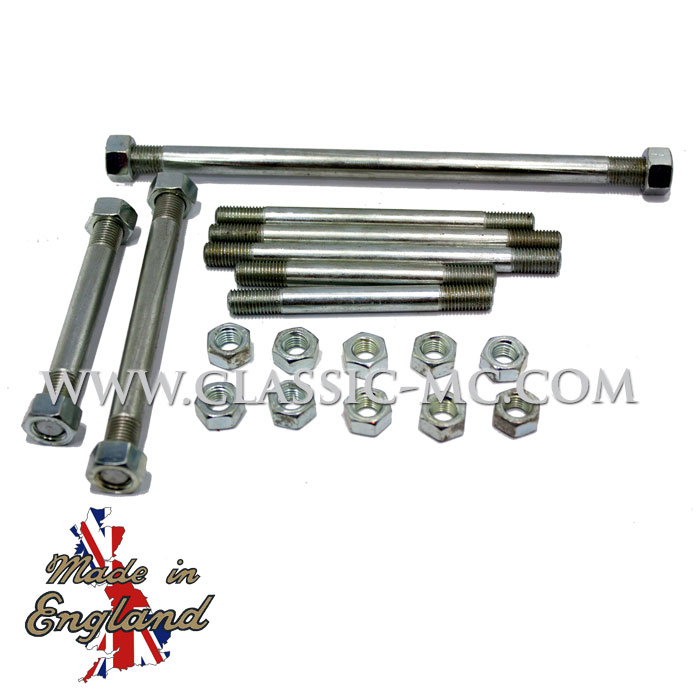 ENGINE MOUNTING, BOLT SET UNF T100 1969-70