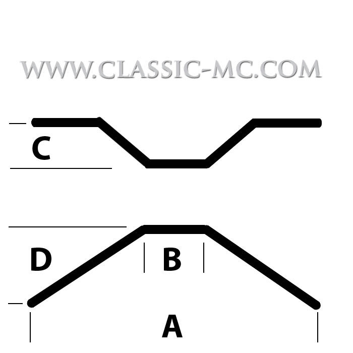 7/8" HANDLEBAR, STREET TOURING CHROME - 2
