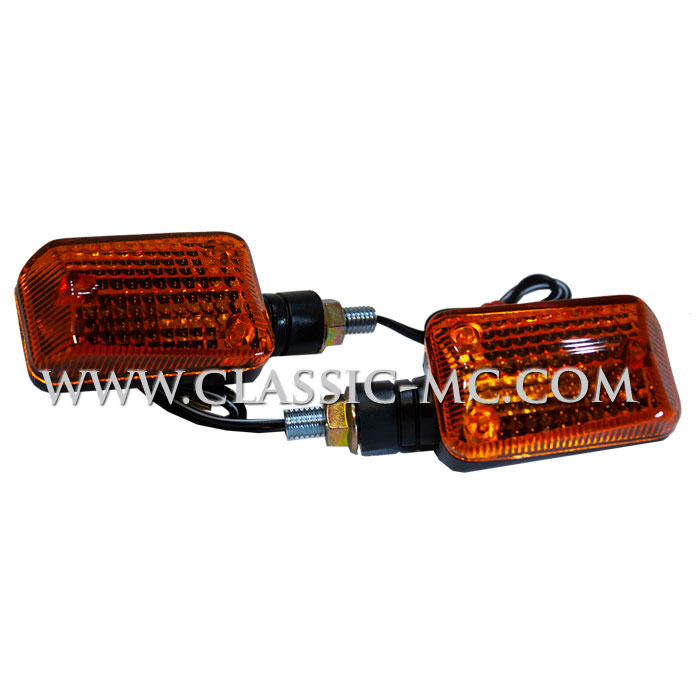 INDICATOR, SHORT BLACK/AMBER PAIR