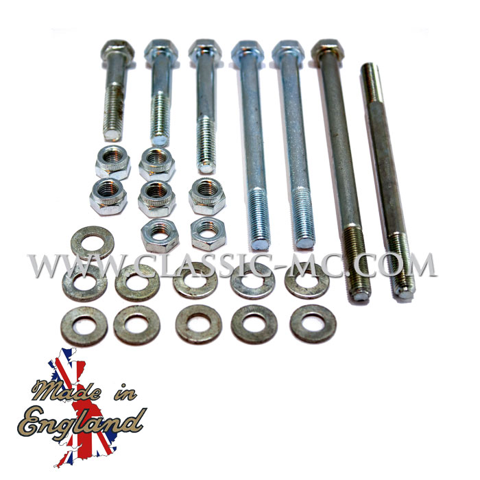 CRANKCASE BOLT SET, UNIT 650/750 1971- UNF