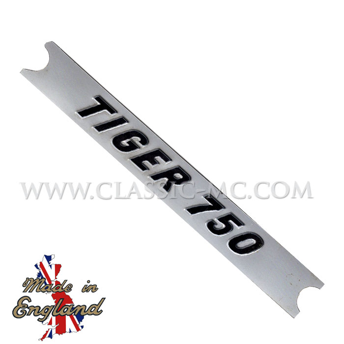 SIDE PANEL DECAL, TR7 BLACK/SILVER (175 MM)