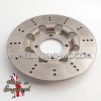 BRAKE DISC, 4 HOLE F/R CAST IRON HARRIS DRILLED