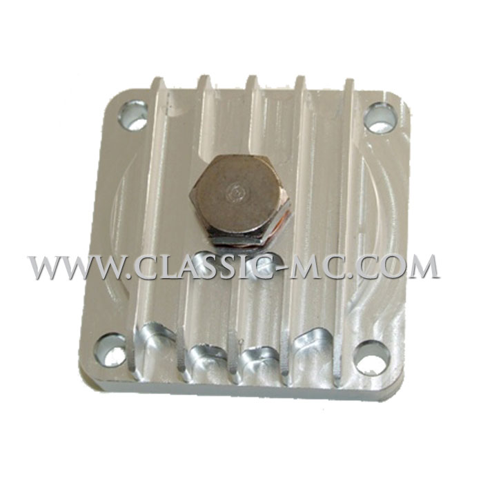 SUMP FILTER PLATE, BILLET W/MAGNETIC PLUG, BSA