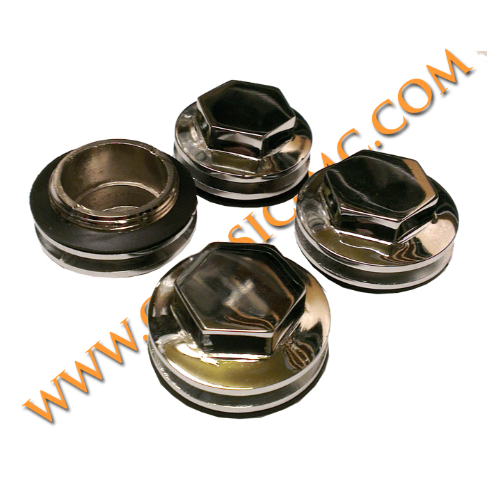 ROCKERBOX CAP, UNIT 500/650 CHROME SET