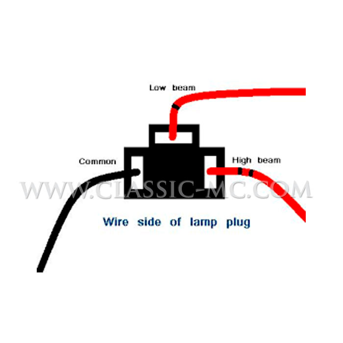 BULB HOLDER MAIN, H4 LAMP - 2