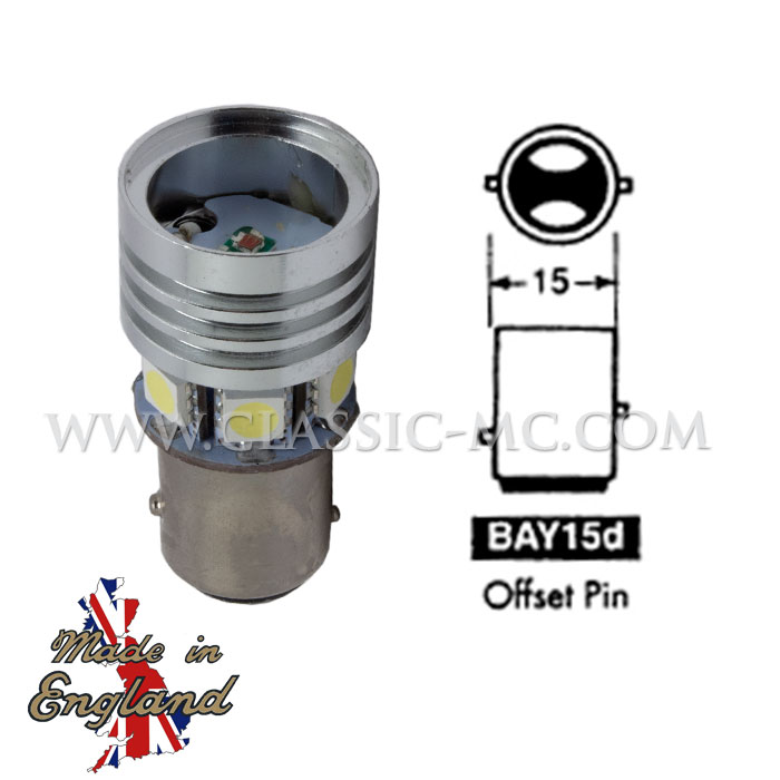 BULB BAY15D, 6V LED+ (21/5W)