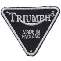 SEW ON BADGE TRIUMPH PATENT