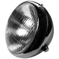 HEADLAMP 7 in. DIAMETER, PLAIN SHELL COMPLETE.