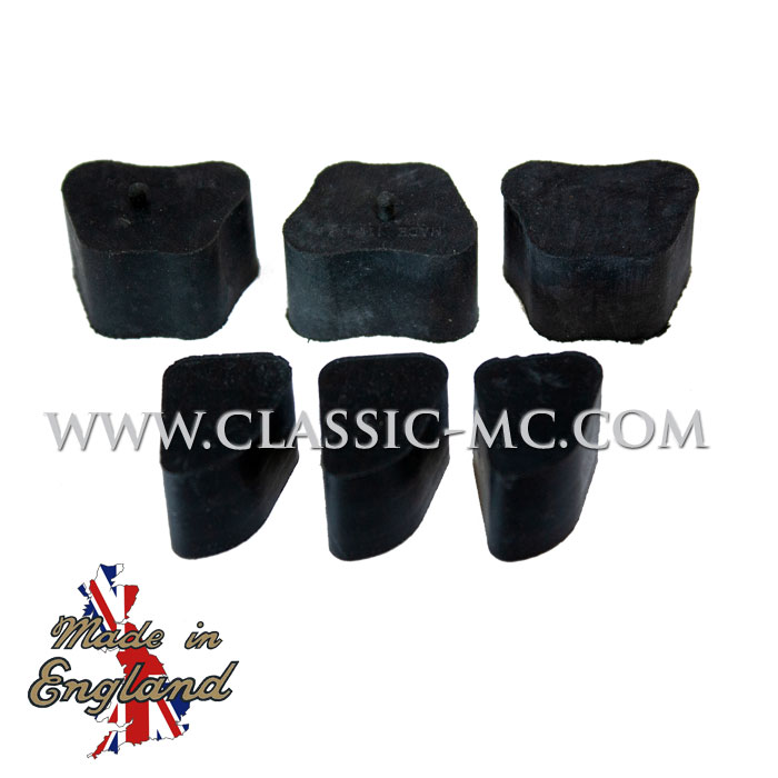 CLUTCH REBOUND SET, UNIT 500/650/750 RUBBER