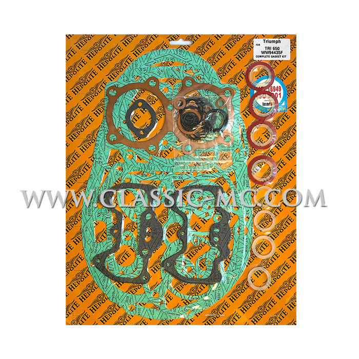 ENGINE GASKET SET, 650 UNIT 1963-73