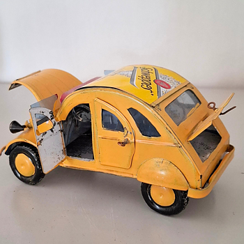 Plåtbil - Renault - 2CV- Schweppes Indian Tonicwater - Fairtrade
