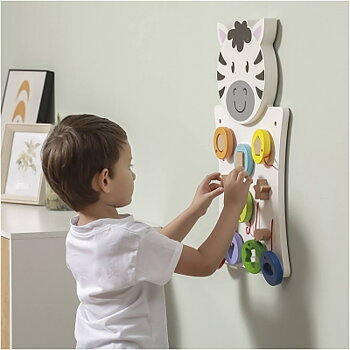 VIGA aktivitetstavla, Zebra, stl. 36x55x3,5 cm, 1 st.