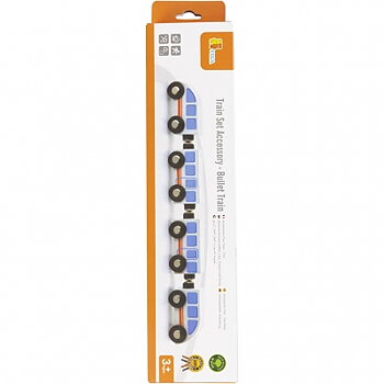 VIGA tågbana tillbehör, Passagerartåg, 4 delar/ 1 set, 4 delar