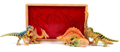 Träpussel Dinosaurier Fairtrade