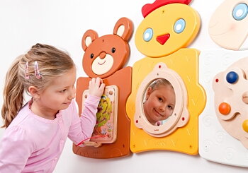 Väggpanel - Djuren i skogen 7 st