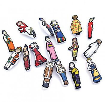 Befolkning 18 st till Världskartan från Oskar&Ellen