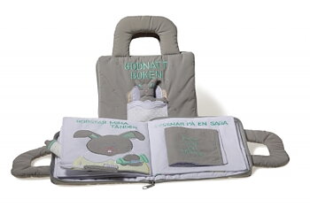 Godnattbok - Grå, svensk text