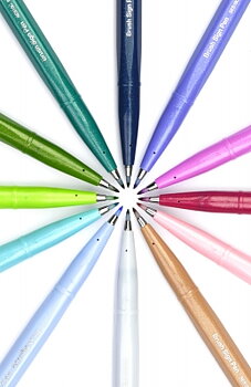 Pentel - Brush Sign Pen - Flera Färger