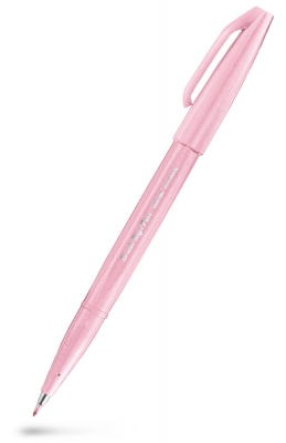 Pentel - Brush Sign Pen - Pale Pink
