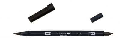 Tombow ABT Dual Brush N15 svart