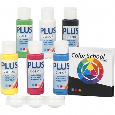 Plus Color hobbyfärg  6x60ml