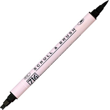 ZIG Scroll & Brush Pure Black