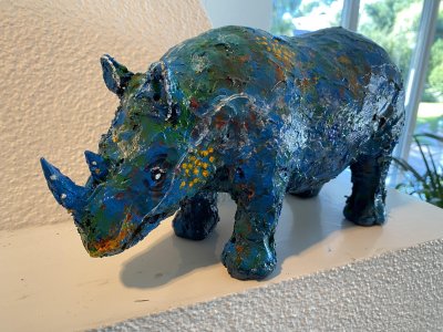 Noshörning - Rhino blue